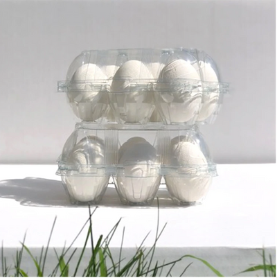 Plastic 6-Egg Jumbo Egg Carton