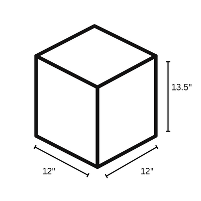 15-Dozen Shipping Case dimensions