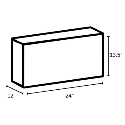 30-Dozen Shipping Case dimensions