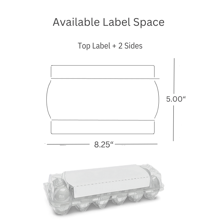 12-Egg Jumbo, Ovotherm label space