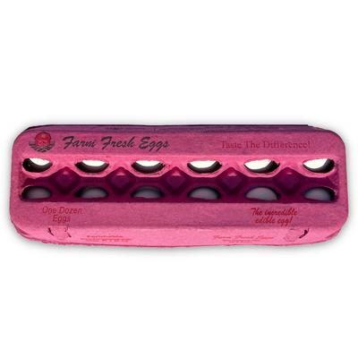 Pink Printed Egg Carton Main