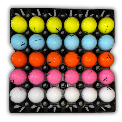 30-Cell Washable Black filled with golf balls