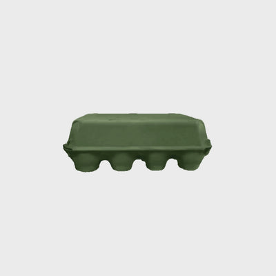 12-Egg carton in army green color 360 spin video