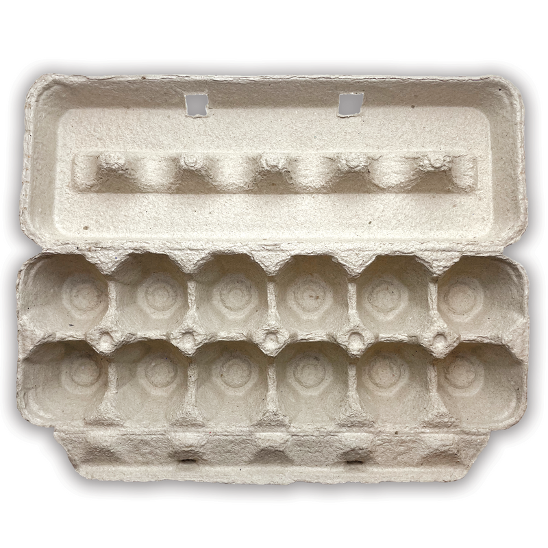 12 Egg Stock Closed Printed Cartons - Bulk Pricing