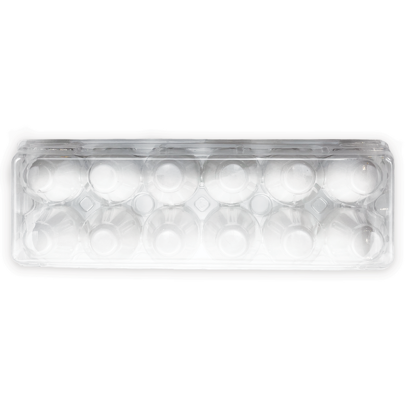 Tri Fold Plastic Egg Carton