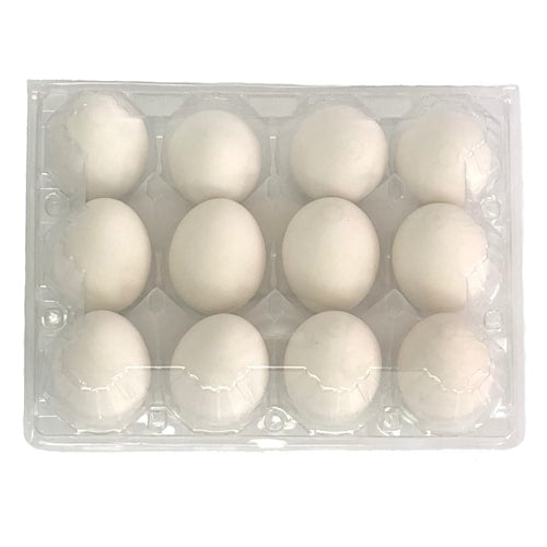 48 Pack Egg Cartons Cheap Bulk, Clear Plastic Egg Carton Holds 12 Eggs  Securely, Reusable Medium Egg Tray Suitable for Home Ranch Chicken Farm